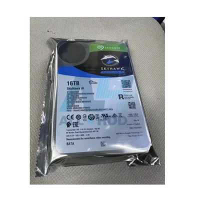 ST16000VE002 – Seagate SkyHawk AI 16TB Surveillance Internal Hard Drive – SATA 6Gb/s, 256MB Cache, 3.5-Inch HDD for NVR/DVR Security Systems with AI Workload Support & Rescue Services