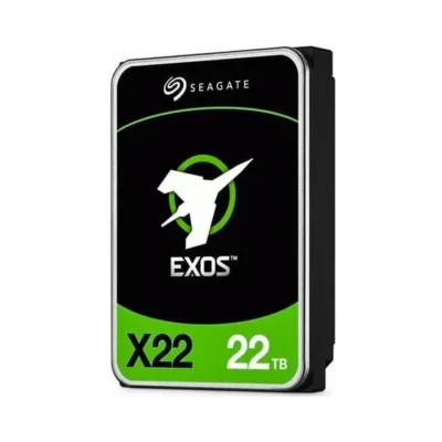 ST22000NM000E – Seagate 22TB Exos X22 Enterprise Internal Hard Drive – 7200 RPM, SATA 6Gb/s, 512MB Cache, 3.5" HDD