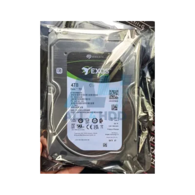 Seagate Exos ST4000NM000A 4TB Enterprise HDD – 7200 RPM, SATA 6Gb/s, 256MB Cache, 3.5", CMR, Helium-Sealed