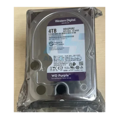 WD43PURZ – Western Digital 4TB Purple Surveillance Internal Hard Drive – SATA 6Gb/s, 256MB Cache, 3.5 HDD