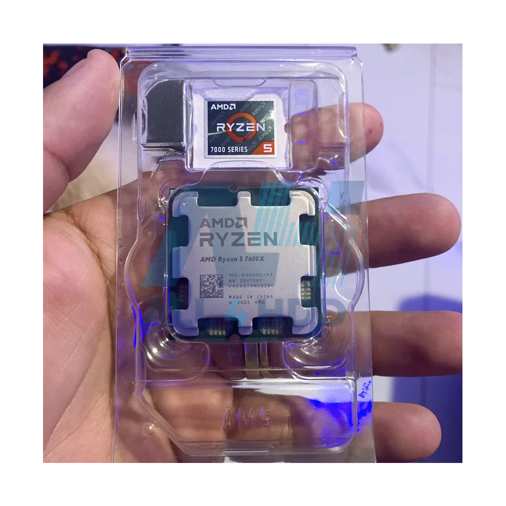 AMD Ryzen 5 7600X 6-Core AM5 Processor – 5.3GHz Max Boost, Zen 4 Unlocked Desktop CPU