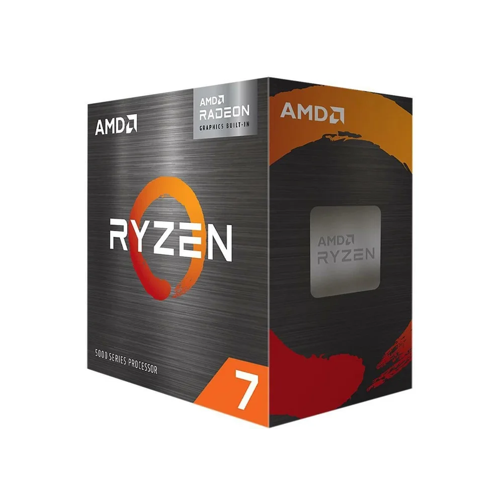 AMD Ryzen 7 5700G 8-Core AM4 Desktop Processor – 3.8GHz Base, 16 Threads, 65W with Radeon Graphics
