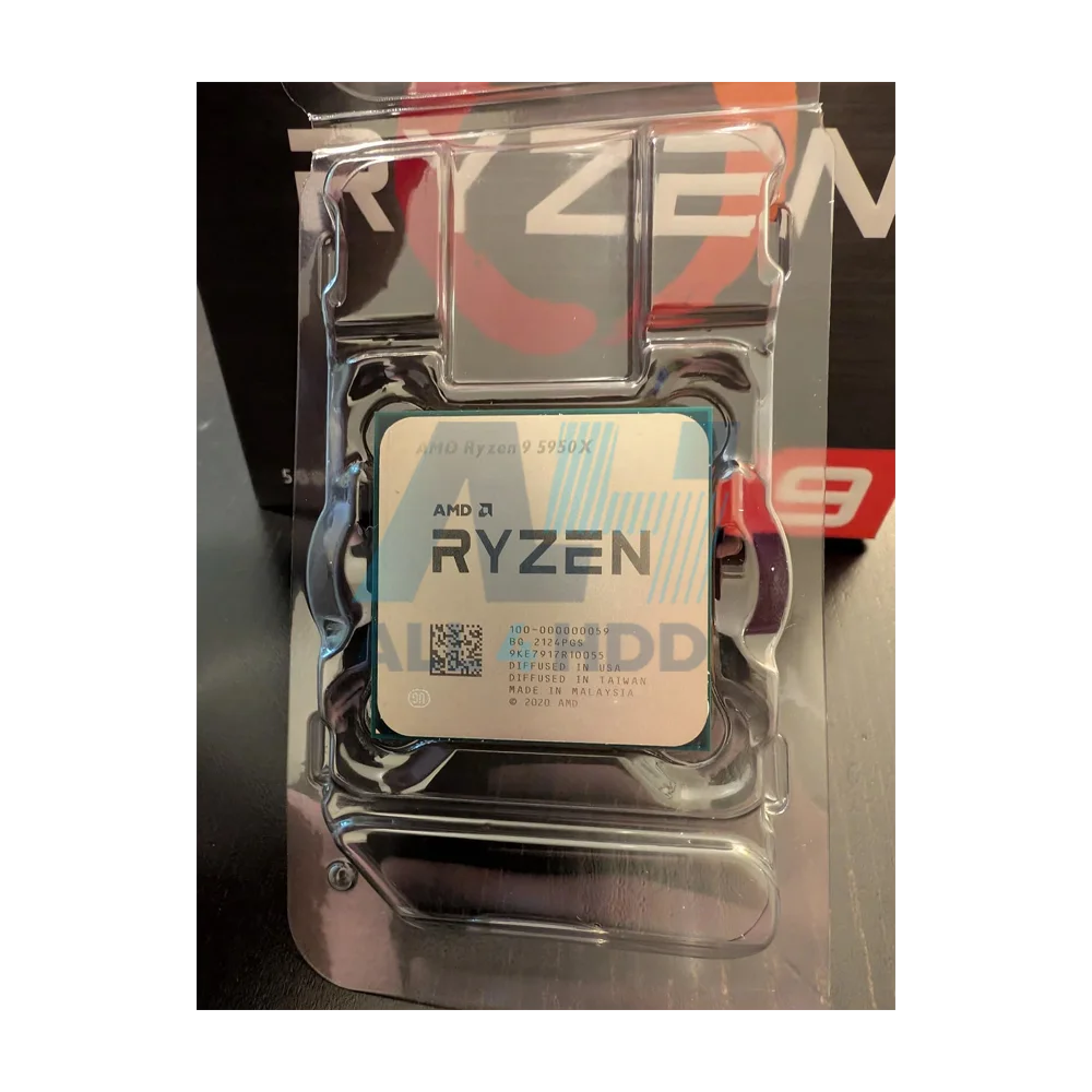 AMD Ryzen 9 5950X AM4 Desktop CPU – 16-Core 32-Thread Processor, 3.4GHz Base, 4.9GHz Boost