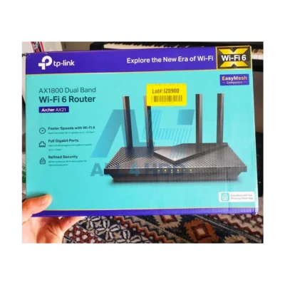 TP-Link AX1800 WiFi 6 Router V4 (Archer AX21) – Dual Band Wireless, Gigabit, Easy Mesh, Alexa Compatible