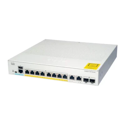 Cisco Catalyst C1000-8P-E-2G-L 8-Port Gigabit PoE+ Layer 2 Managed Switch with 2x 1G SFP/RJ-45 Combo Uplinks