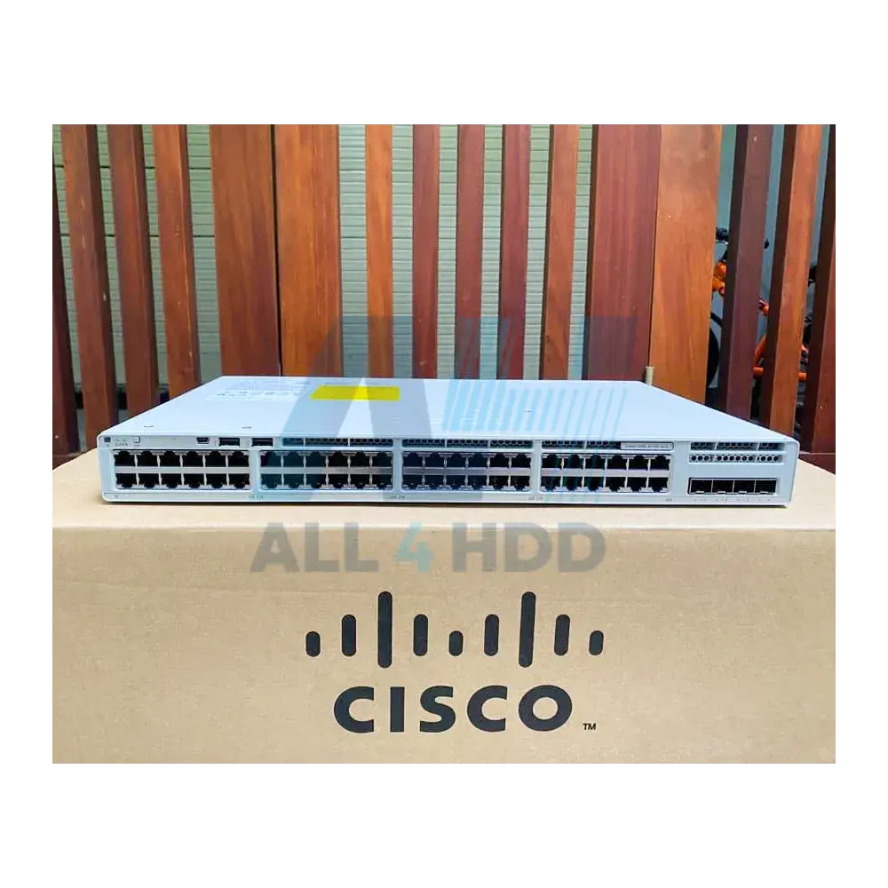 Cisco C9300-48P-E – 48-Port PoE+ Gigabit Switch – Catalyst 9300 Series – Network Essentials