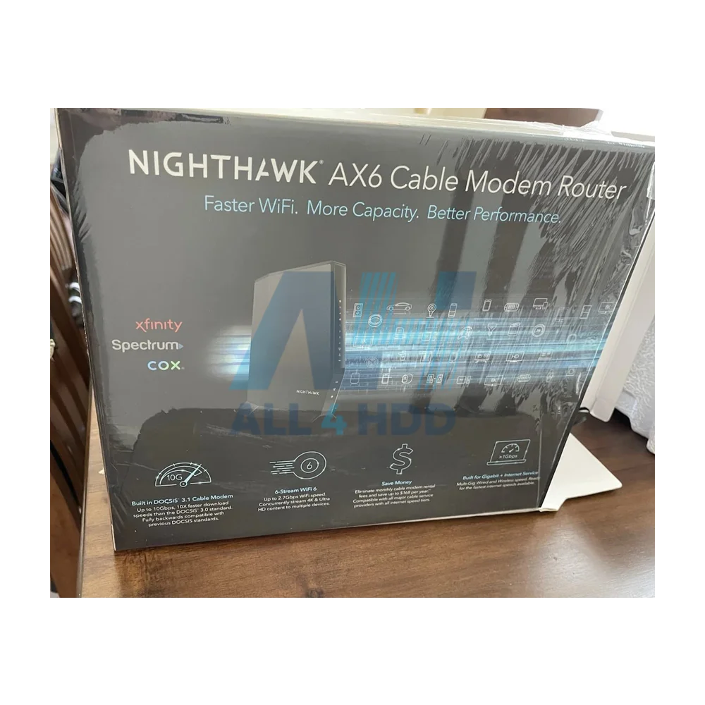 NETGEAR Nighthawk CAX30S – AX2700 WiFi 6 DOCSIS 3.1 Cable Modem Router Combo - Image 2