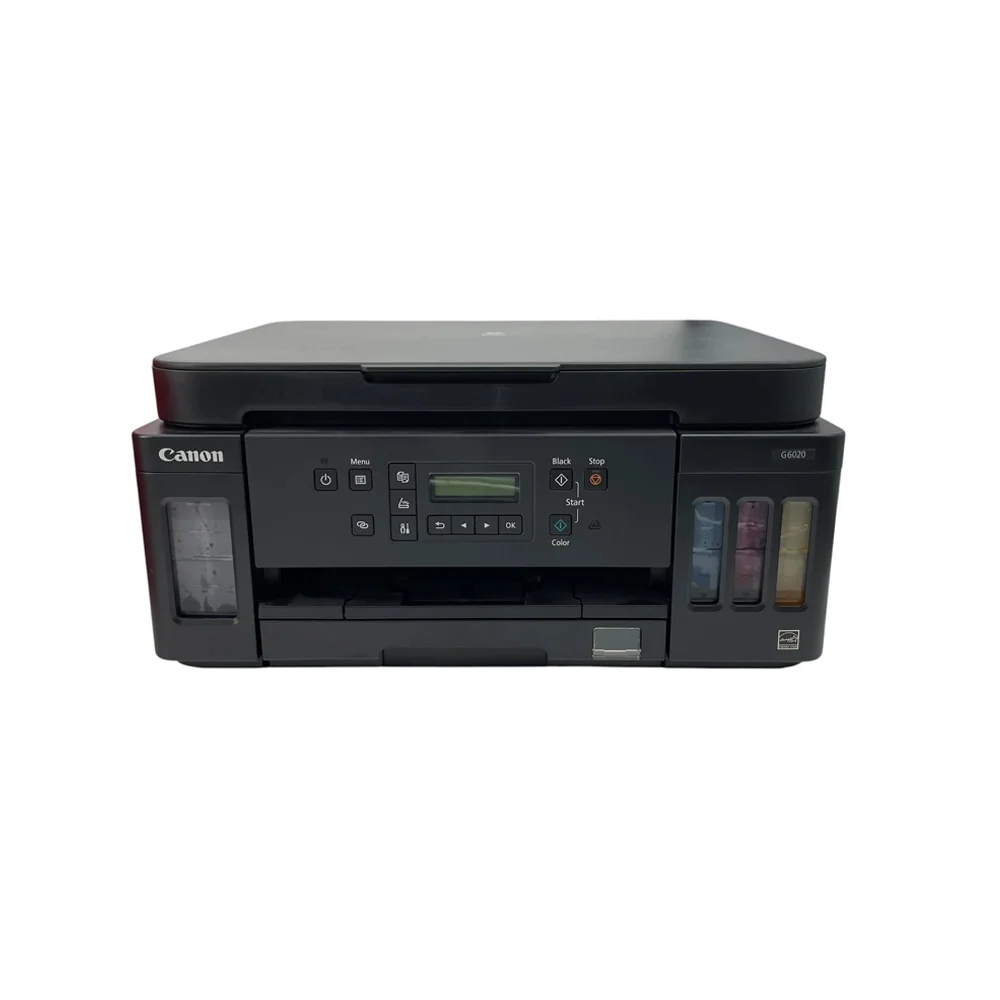 Canon PIXMA G6020 All-in-One Wireless Supertank (MegaTank) Printer – Print, Copy, Scan with Mobile Printing for Home & Office Use