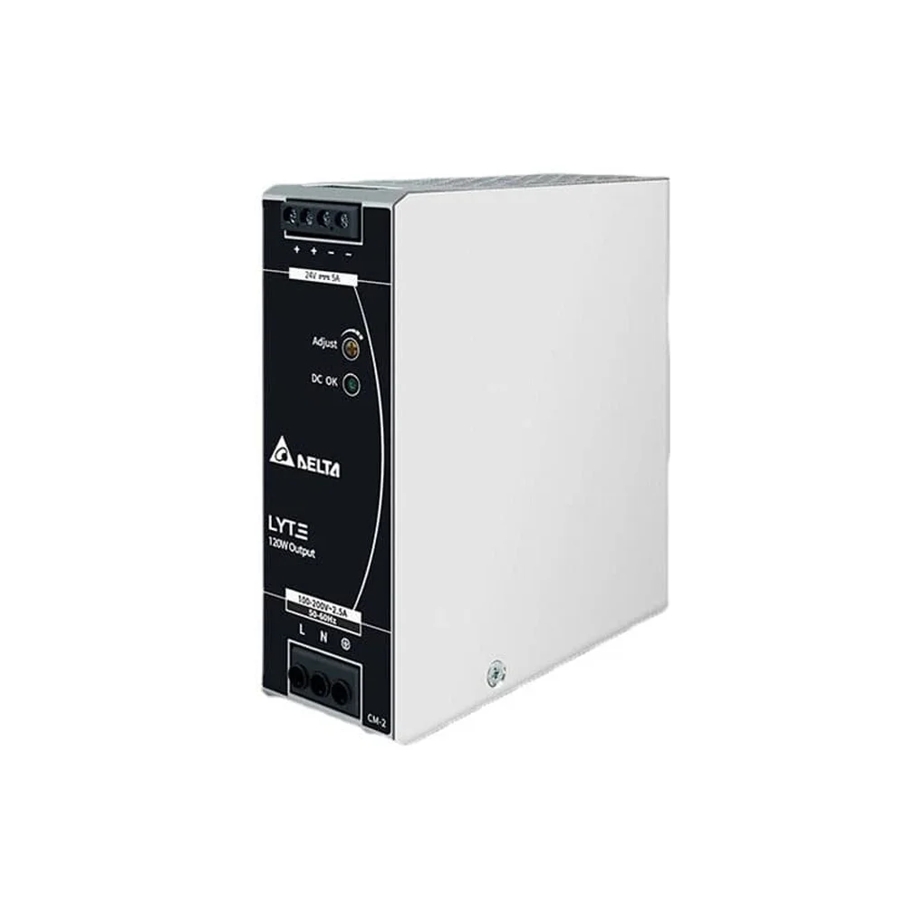 Delta DRL-24V120W1EN 120W Power Supply – 24V 5A Industrial DIN Rail Mount PSU