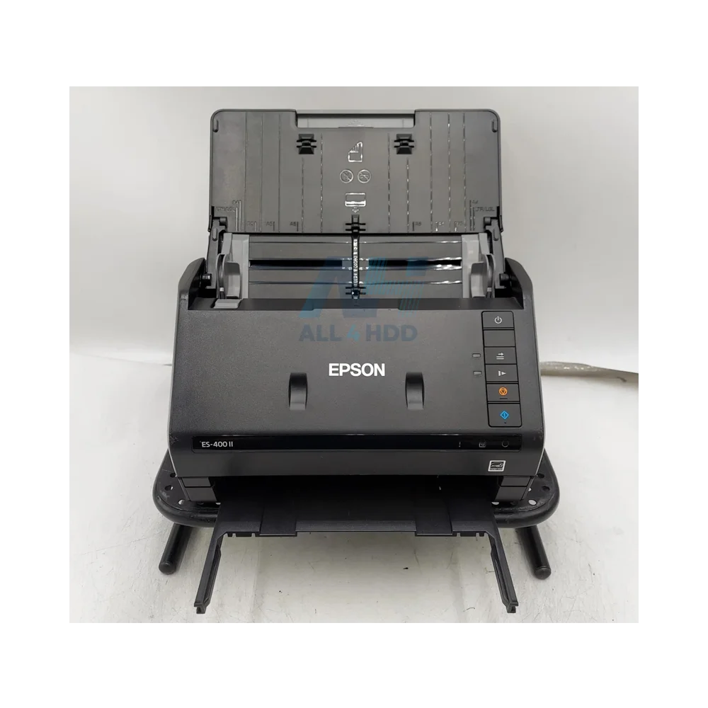 Epson WorkForce ES-400 II Color Duplex Desktop Document Scanner with ADF and Image Adjustment – ES-400 II