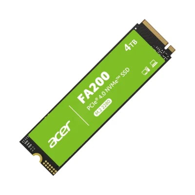 Acer FA200 4TB Gen4 NVMe SSD – High-Speed M.2 2280 Storage for Desktop, Laptop & PS5