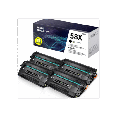 HP 58A Black Toner Cartridge – Compatible with HP LaserJet Enterprise and Pro M400 Series Printers