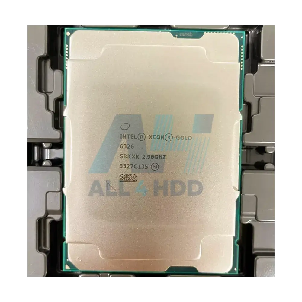 Intel Xeon GL 6326 – 16 Cores, 32 Threads, 2.9GHz Base, 4.0GHz Turbo, LGA 4189, Server Processor, 105W TDP