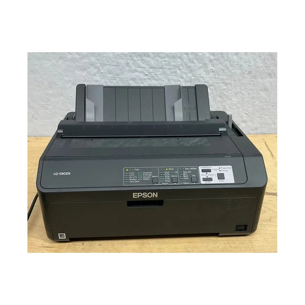 Epson LQ-590II 24-Pin Dot Matrix Printer – High-Speed, Multi-Part Form Printing