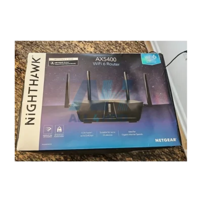 NETGEAR Nighthawk AX5400 WiFi 6 Router – RAX54S-2AZNAS (V2) Dual-Band 6-Stream Wireless