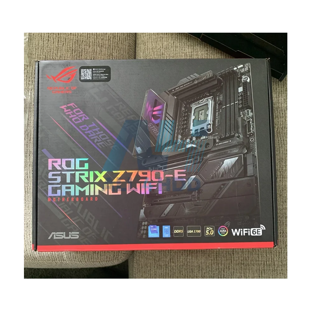 ASUS ROG Strix Z790-E Gaming WiFi ATX Motherboard – LGA1700, DDR5, PCIe 5.0, WiFi 6E