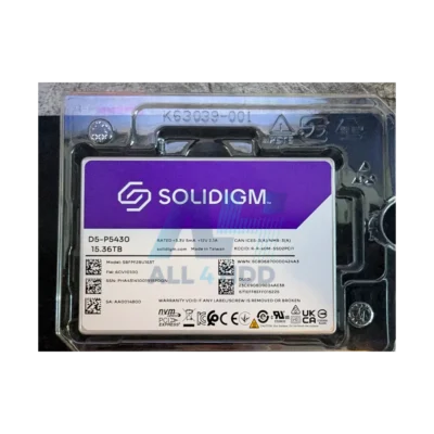 Solidigm D5-P5430 15.36TB 2.5” PCIe Gen4 NVMe Enterprise SSD – High-Capacity Data Center Storage – SBFPF2BU153T001