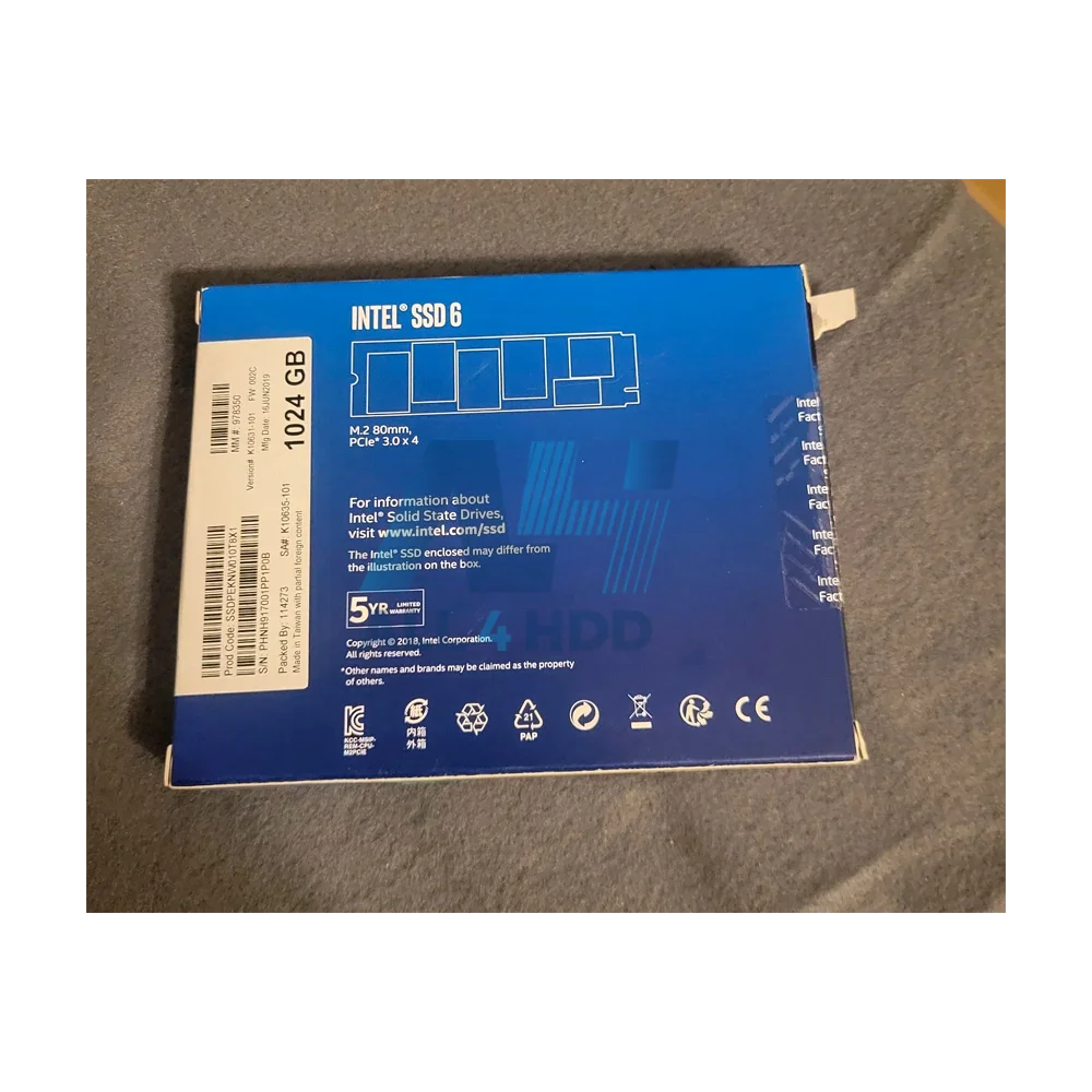 Intel 1TB 660p Series NVMe M.2 2280 PCIe 3.0 x4 3D QLC NAND Internal SSD - Image 2