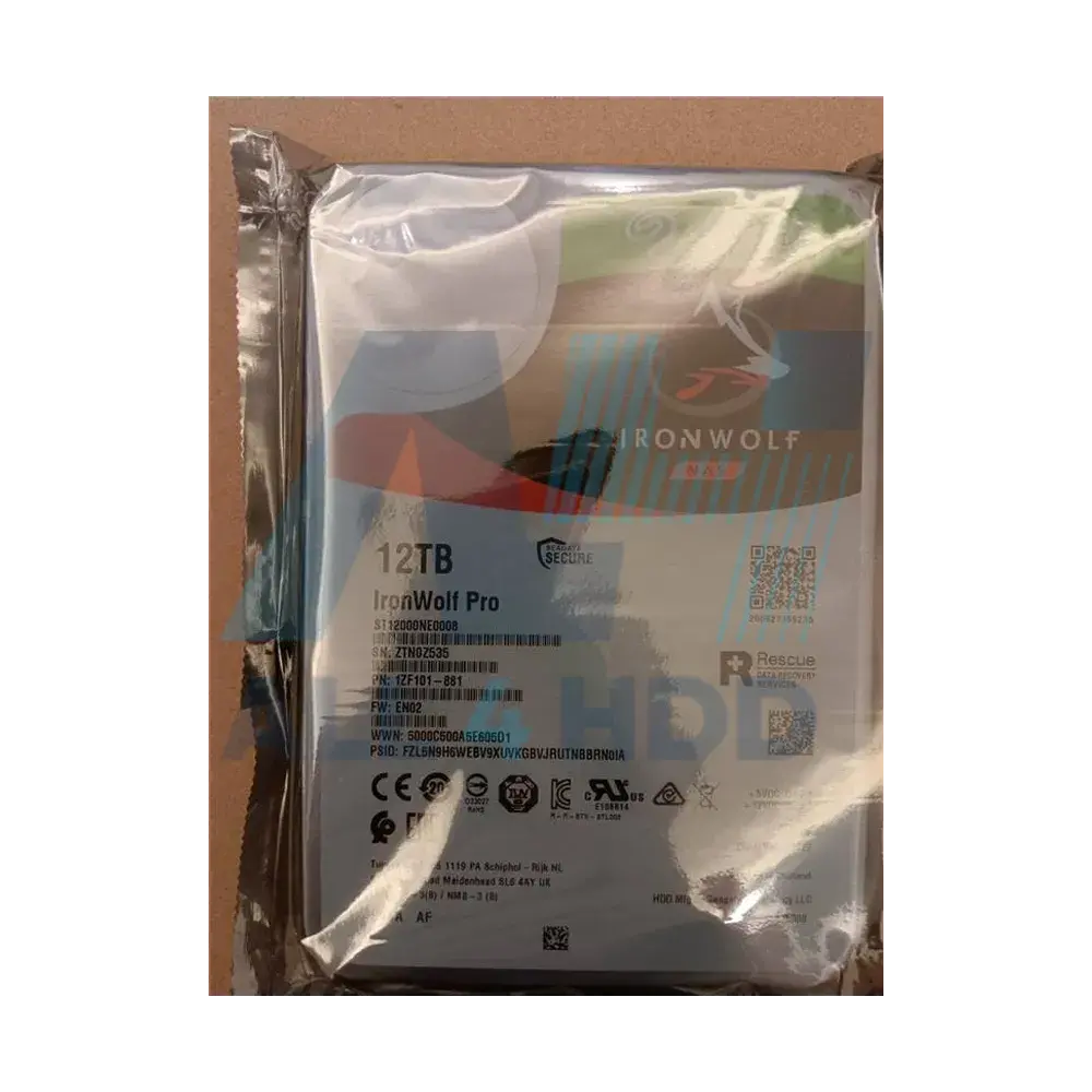Seagate ST12000NE0008 12TB 7200Rpm 256Mb Cache Sata III 3.5 Inch IronWolf