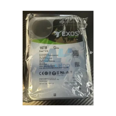 Seagate ST16000NM004G 16TB Exos X16 Enterprise HDD – 3.5" SATA 6Gb/s, 7200 RPM, 256MB Cache, Data Center-Grade Drive