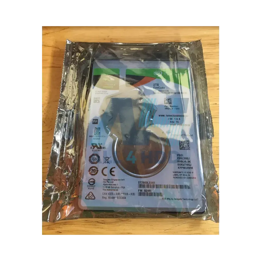 Seagate ST2000LX001 – 2TB FireCuda Gaming SSHD – 5400 RPM, SATA 6Gb/s, 128MB Cache, Hybrid Storage Solution