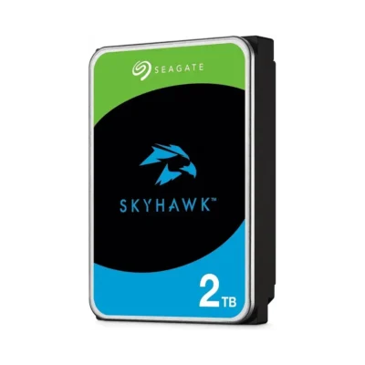 Seagate ST2000VX017 2TB SkyHawk Surveillance HDD – 3.5" SATA 6Gb/s, 64MB Cache, 24/7 NVR/DVR Security Drive