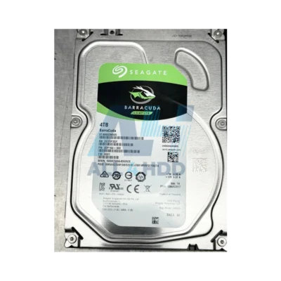 Seagate ST4000DM005 4TB BarraCuda Desktop Hard Drive – 3.5" SATA 6Gb/s, 5400 RPM, 64MB Cache, Reliable HDD for Desktop PCs and Multimedia
