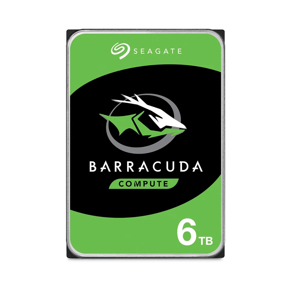 Seagate ST6000DMZ03 6TB BarraCuda Desktop Hard Drive – SATA 6Gb/s, 256MB Cache, 3.5-Inch, 5400 RPM, High-Capacity Internal HDD for PCs and Home Use