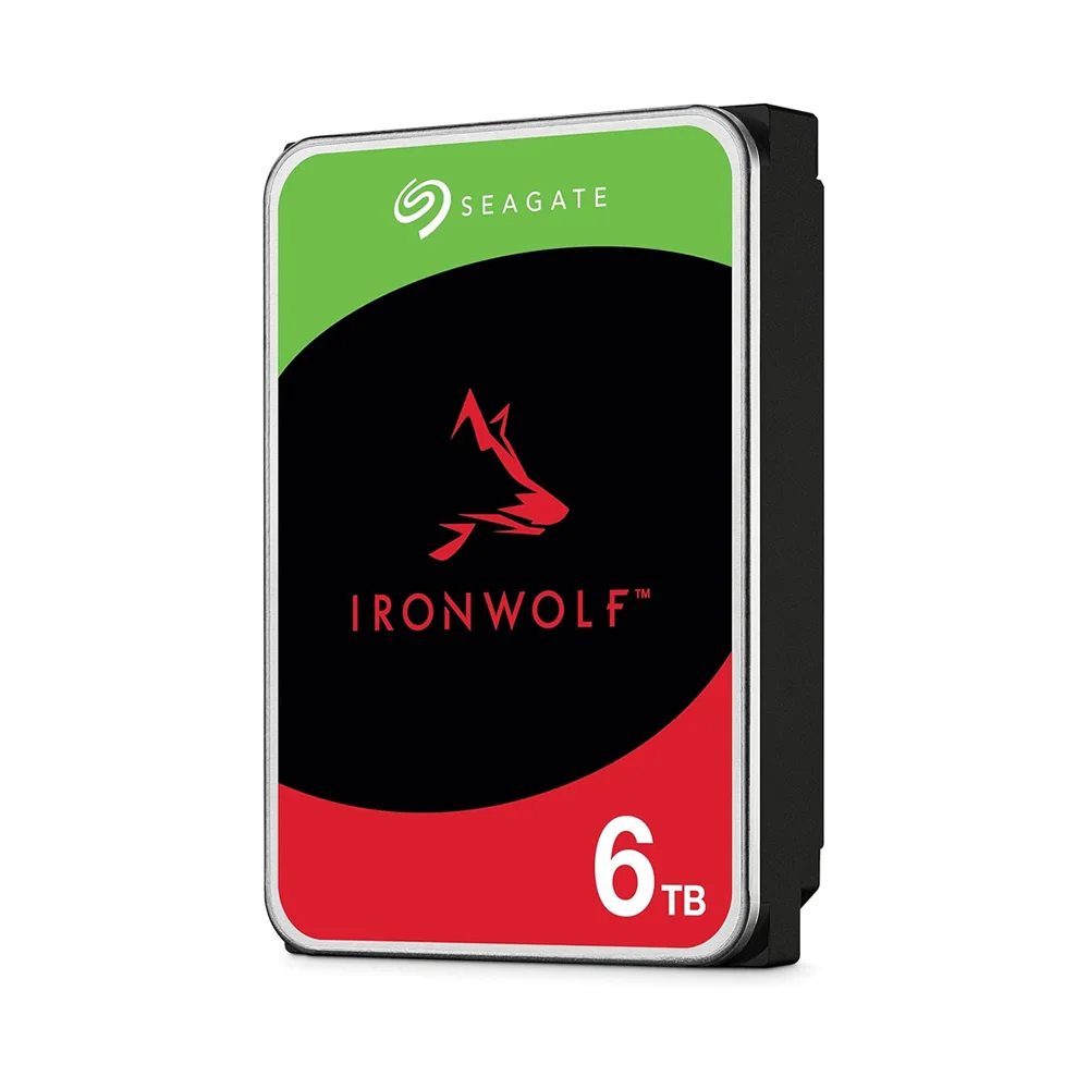 Seagate IronWolf ST6000NT006 6TB NAS Internal Hard Drive – 7200 RPM, SATA III, 256MB Cache