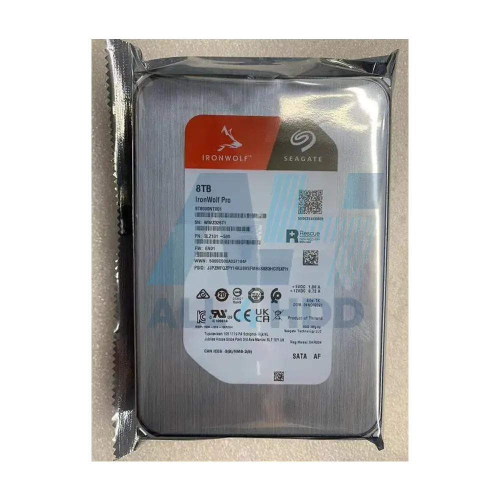 Seagate IronWolf Pro ST8000NT001 8TB 7200 RPM 256MB Cache SATA 6.0Gb/s 3.5 - Image 2