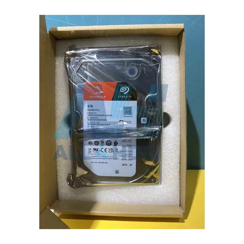 Seagate IronWolf Pro ST8000NT001 8TB 7200 RPM 256MB Cache SATA 6.0Gb/s 3.5