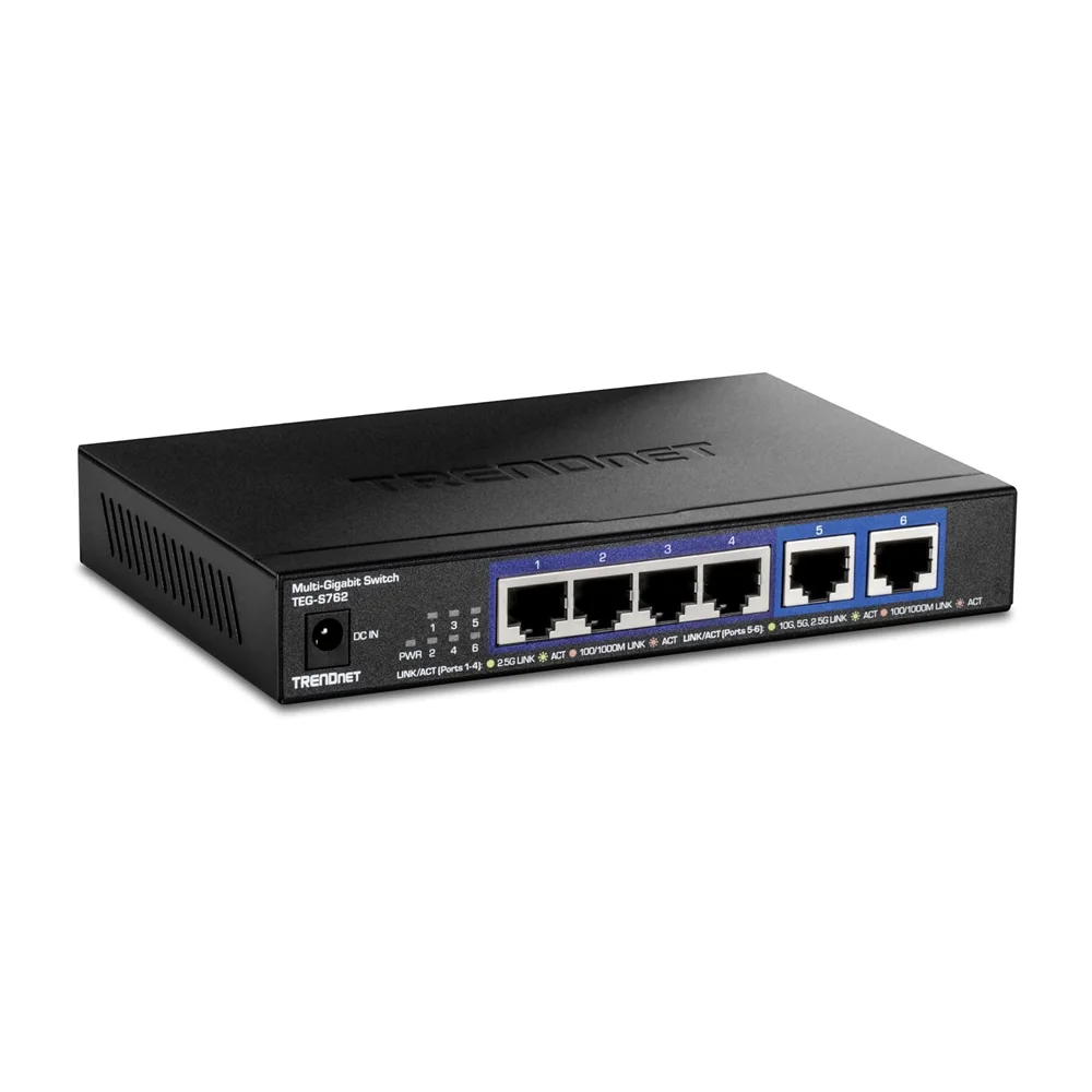 TRENDnet TEG-S762 6-Port 10G Unmanaged Network Switch