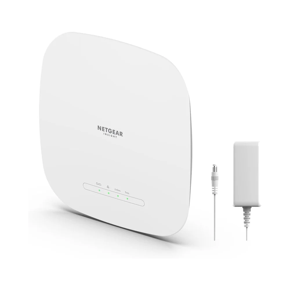 NETGEAR WAX615PA Cloud Managed WiFi 6 Dual-Band AX3000 Wireless Access Point with PoE+ and Insight Management