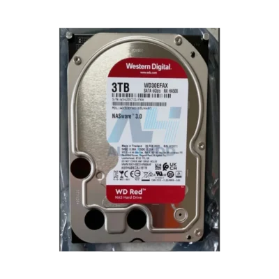WD30EFAX 3TB WD Red NAS HDD – 3.5" SATA 6Gb/s 5400 RPM with 64MB Cache for Network Attached Storage Systems