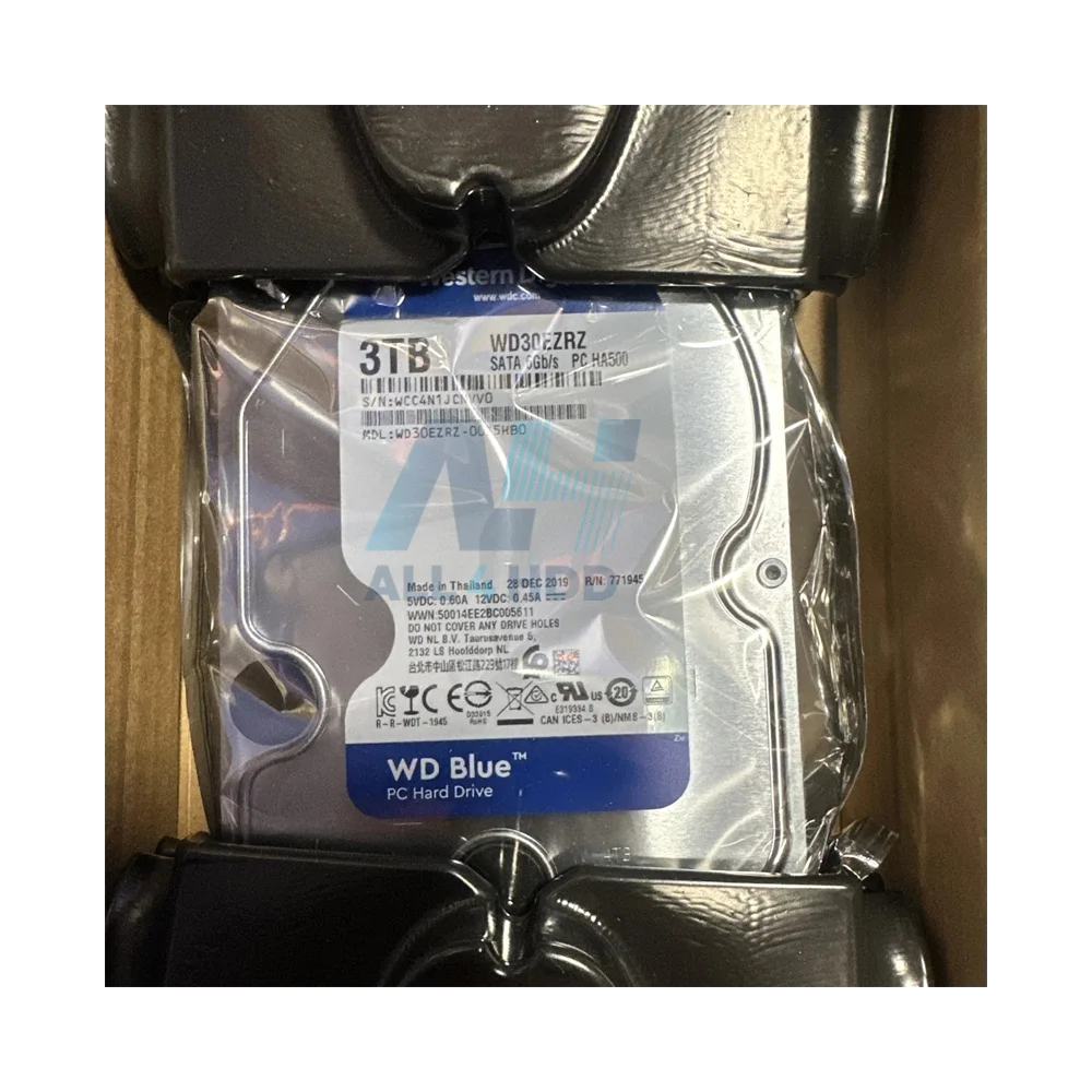 WD30EZRZ 3TB WD Blue HDD – 3.5" SATA 6Gb/s 5400 RPM with 64MB Cache for Desktop & Everyday Computing