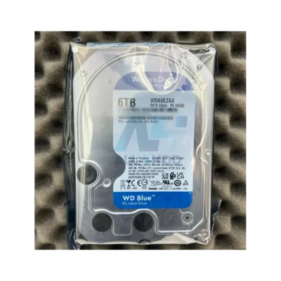 WD Blue 6TB Desktop Internal HDD – 5400RPM, SATA 6Gb/s, 256MB Cache, CMR, 3.5” – WD60EZAX