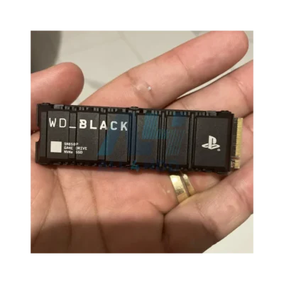 WD_BLACK 1TB SN850P NVMe M.2 SSD for PS5 — Officially Licensed High-Speed Storage with Integrated Heatsink