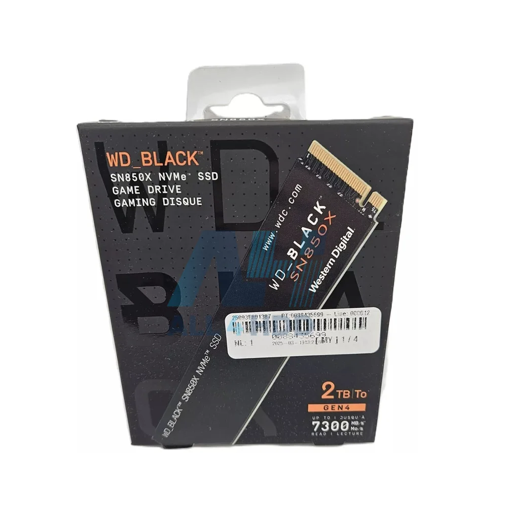 Western Digital WDS200T2X0E – 2TB WD Black SN770 NVMe M.2 2280 SSD – PCIe Gen4, 5150MB/s Read, Internal Gaming Drive