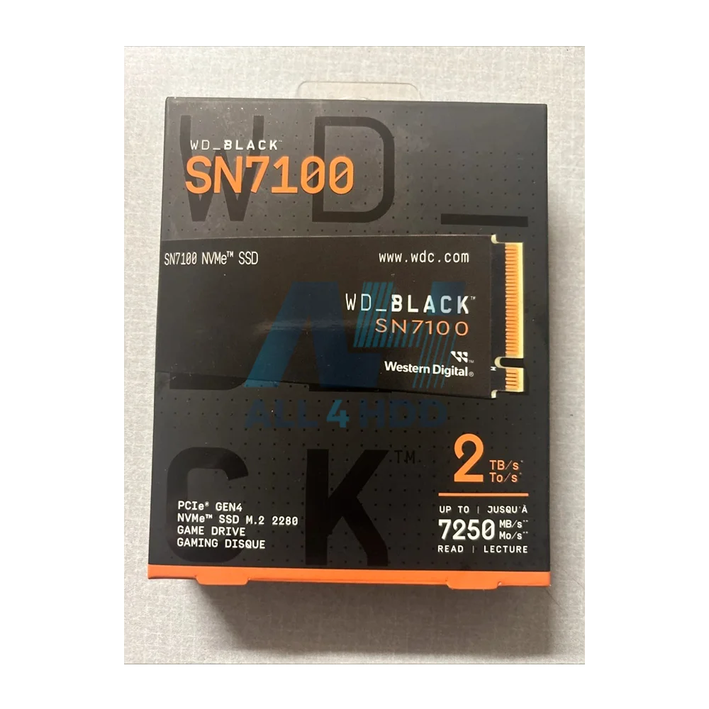 WD_BLACK 2TB SN7100 NVMe Internal Gaming SSD — High-Speed Gen4 M.2 Drive for Ultimate Gaming Performance