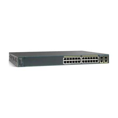 Cisco Catalyst WS-C2960+24PC-S 24-Port PoE LAN Lite Switch – Plus Series Managed Switch with 2 T/SFP Uplinks