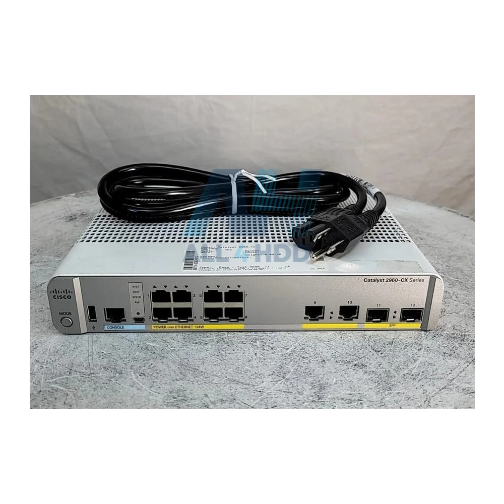 Cisco Catalyst WS-C2960CX-8PC-L V03 8-Port Compact PoE Managed Switch – 2960-CX Series LAN Base with Layer 2 Features