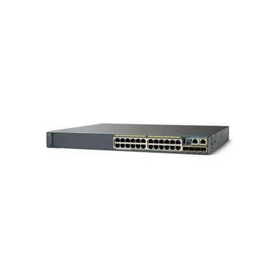Cisco WS-C2960S-24PS-L 24‑Port Managed Gigabit Switch with PoE+ and 4 x SFP