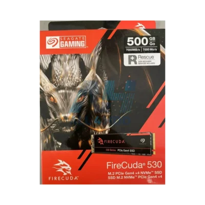 Seagate FireCuda 530 500GB PCIe Gen4 NVMe M.2 2280 Internal SSD — Ultra-Fast Storage for Gaming & Professional Use