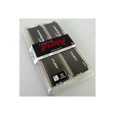 Kingston FURY Beast 32GB (2x16GB) DDR4 3200MT/s CL16 Desktop RAM Kit – KF432C16BBK2/32 Performance Memory