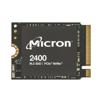 Micron 2400 2TB M.2 2230 NVMe PCIe Gen4 x4 SSD – Model MTFDKBK2T0QFM-1BD1AABYYR