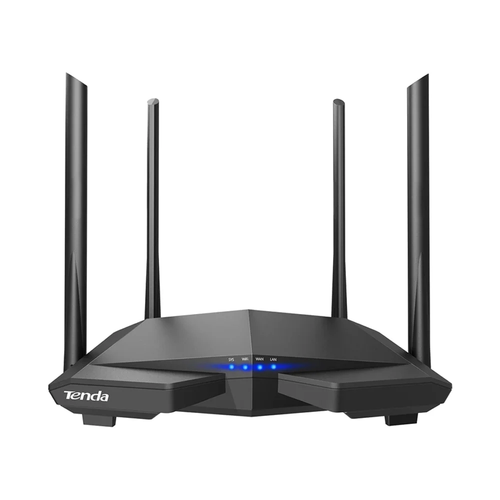Tenda AC6 AC1200 Dual Band Smart WiFi Router – 4x Fast Ethernet, App Control, Guest WiFi, IPv6 Support